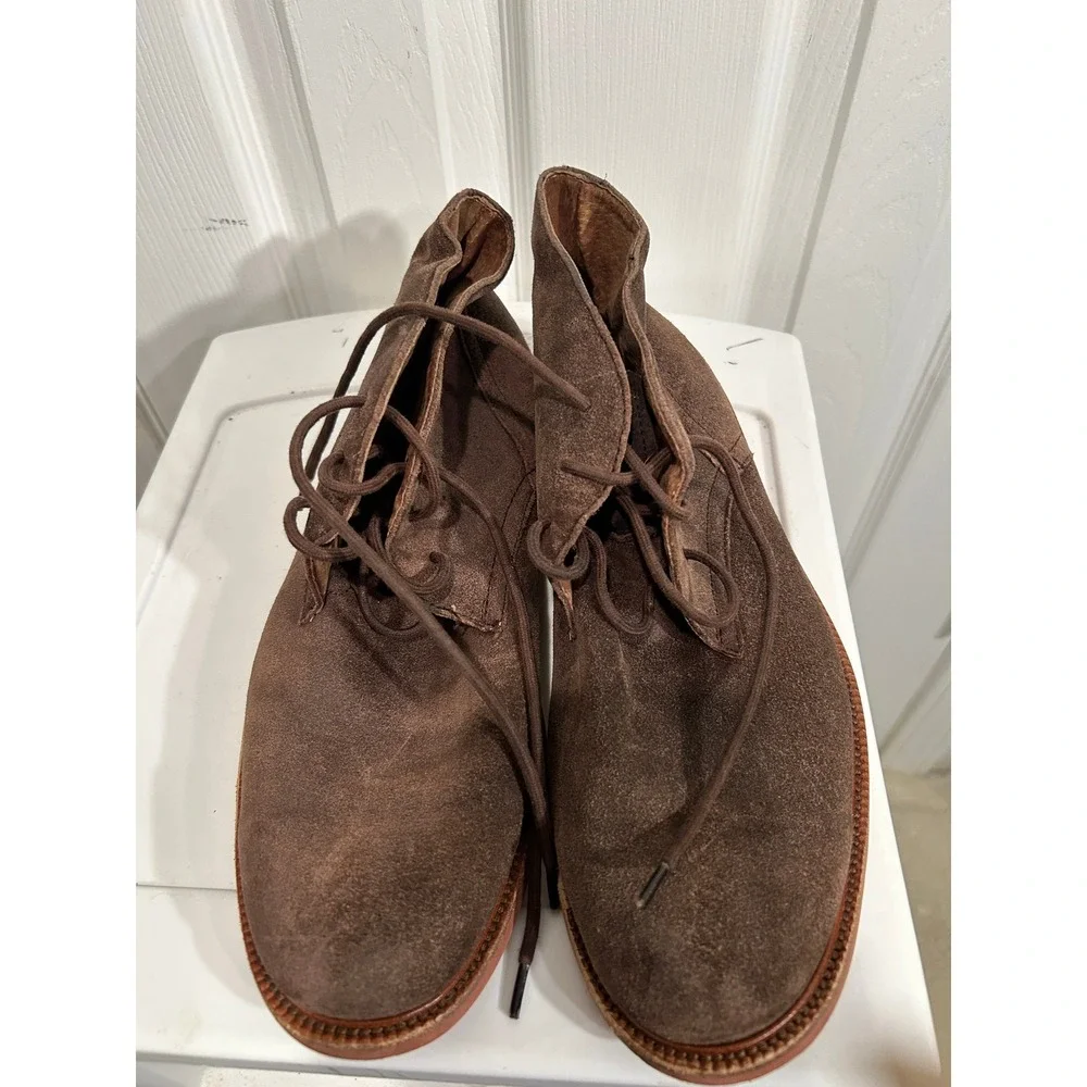 Polo Ralph Lauren Brown Suede Chukka Boots Mens Size 10.5 Mid Top